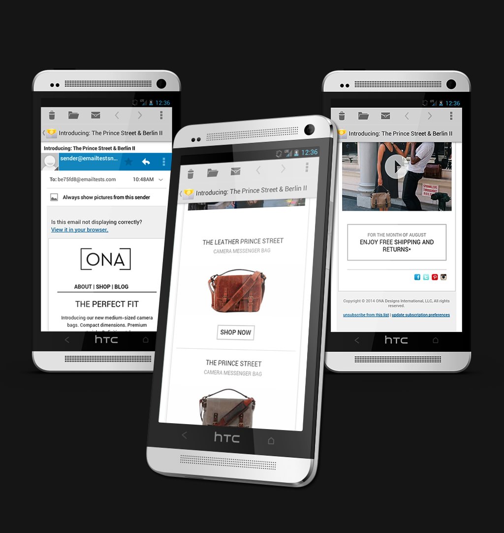 Email Onabags sur Android 4.2 (HTC One)